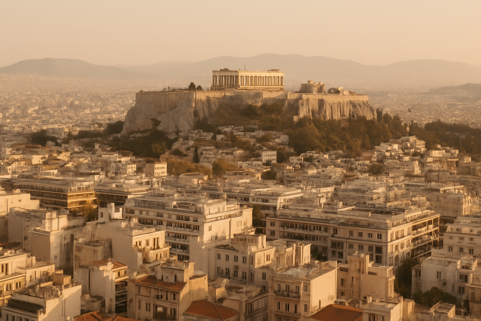 international surrogacy destination Greece cityscape